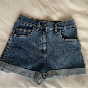 wilfred free denim shorts